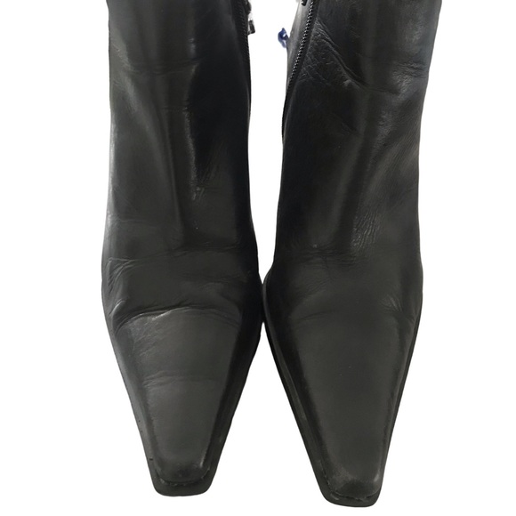 Woman’s Italian Leather Ankle Boots - Picture 2 of 7